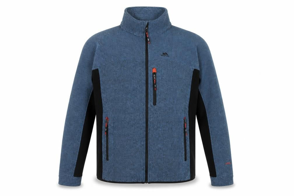 Trespass Men’s Blue L Fleece Full Zip Outdoor Jacket