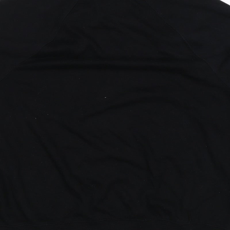 Old Navy Women’s Black M Crew Neck Raglan Pullover Sweatshirt
