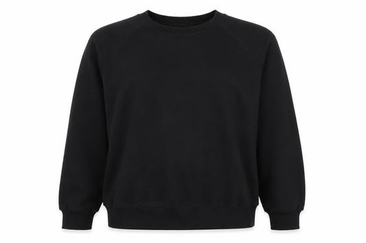 Old Navy Women’s Black M Crew Neck Raglan Pullover Sweatshirt