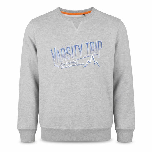 Varsity Trip Men's Grey M Pullover Sweatshirt Graphic Ski 2014