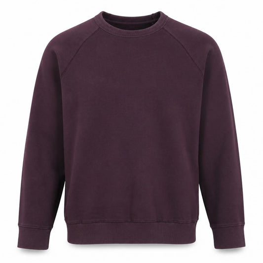 H&M Men’s Purple M Crew Neck Cotton Blend Pullover Sweatshirt