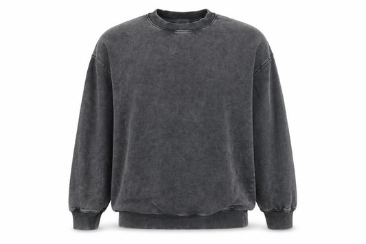 Sinsay Women’s Grey Washed Oversized Crew Neck Sweatshirt Size S