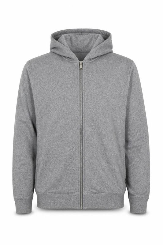 Marks and Spencer Men’s Grey M Full Zip Hooded Fleece Hoodie