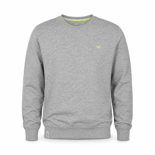 Threadbare Men’s Grey L Crew Neck Embroidered Logo Pullover Sweatshirt