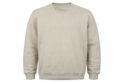 H&M Men’s Beige XL Crew Neck Pullover Fleece Sweatshirt