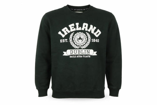 Temple Bar Men's Black M Ireland Dublin Graphic Crew Sweatshirt