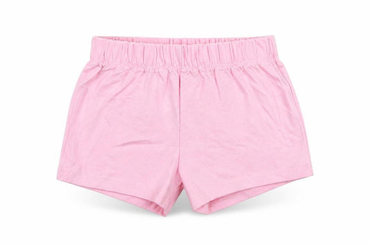 George Girls Pink Cotton Jersey Shorts 18-24 Months Elastic Waist