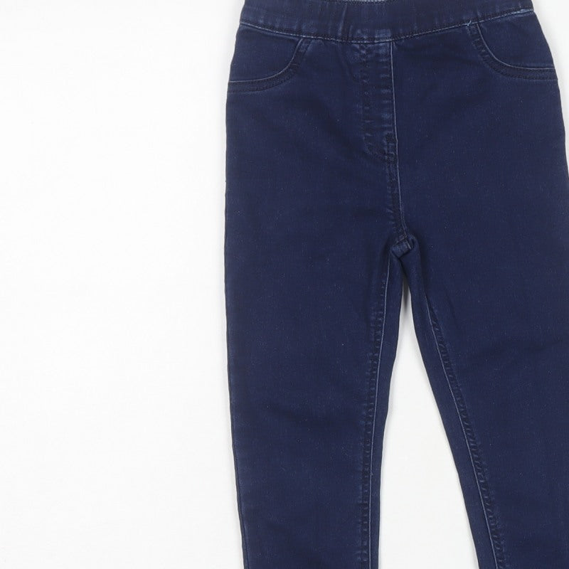Tu Girls Blue Skinny Stretch Pull-On Jeans 6 Years 116cm