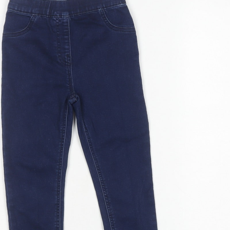 Tu Girls Blue Skinny Stretch Pull-On Jeans 6 Years 116cm