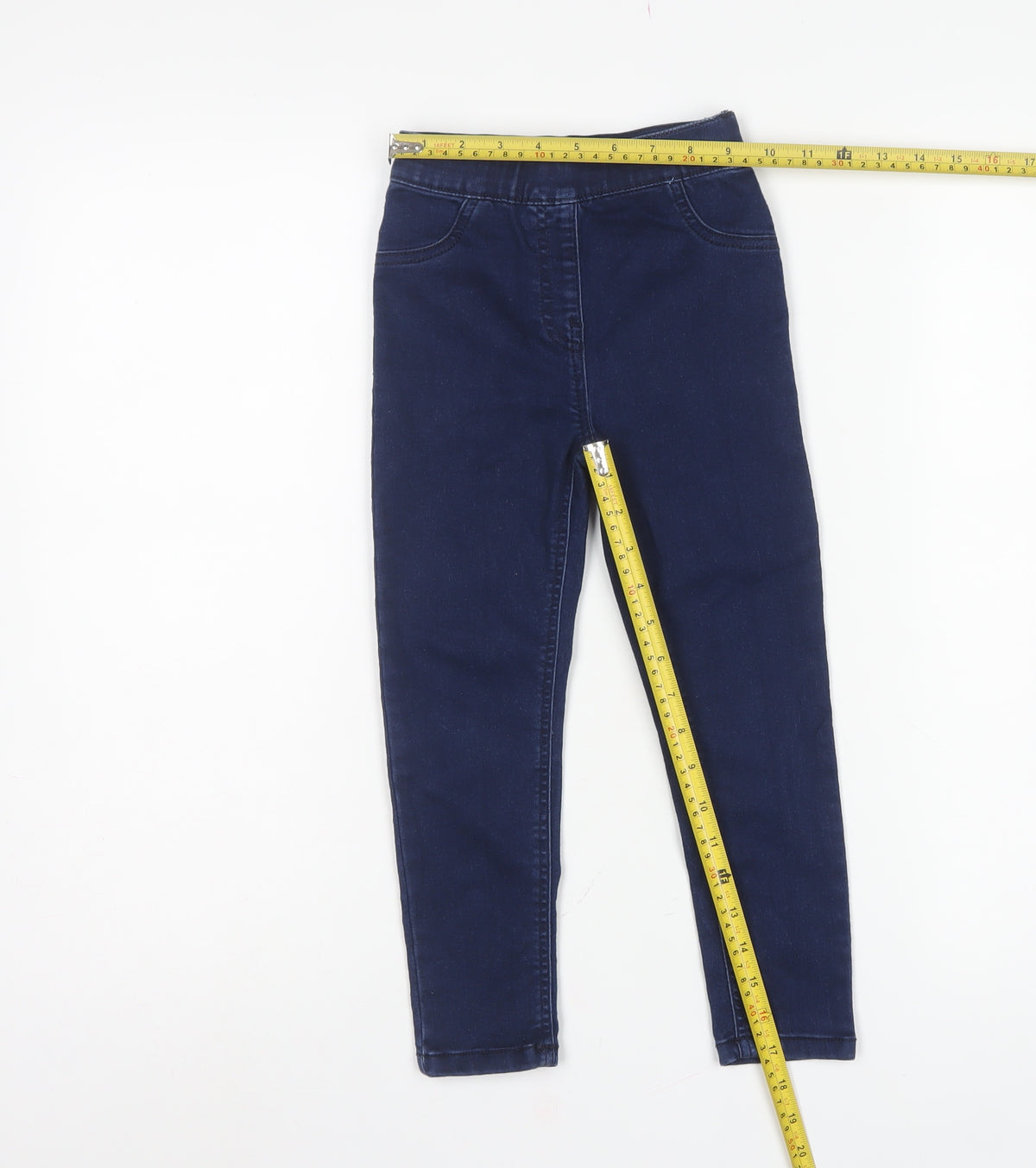 Tu Girls Blue Skinny Stretch Pull-On Jeans 6 Years 116cm