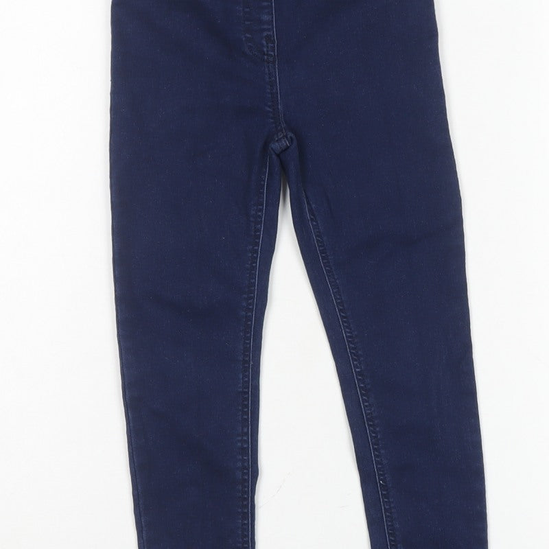 Tu Girls Blue Skinny Stretch Pull-On Jeans 6 Years 116cm