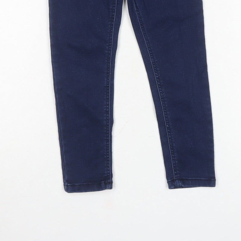 Tu Girls Blue Skinny Stretch Pull-On Jeans 6 Years 116cm