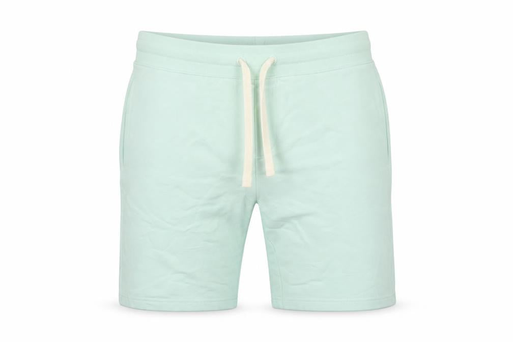 Marks and Spencer Men Mint Green M Sweat Shorts Drawstring Cotton