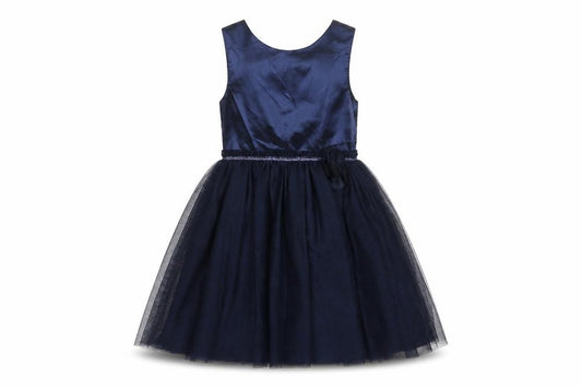 H&M Girls Blue 8-9 Years Fit & Flare Tulle Party Dress