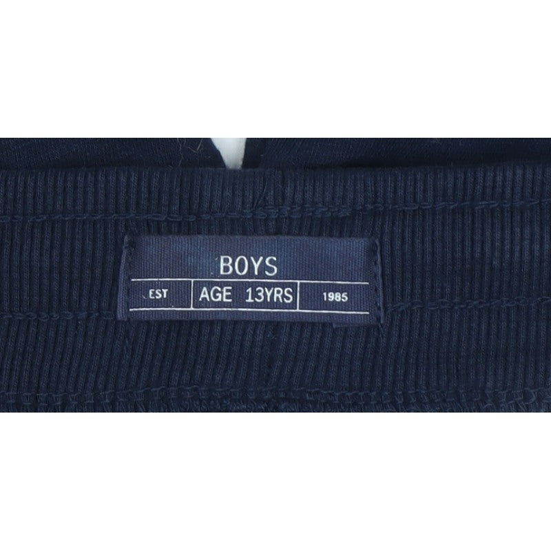 Cool Kids Boys Blue 13 Years Sweat Shorts California Beach Drawstring