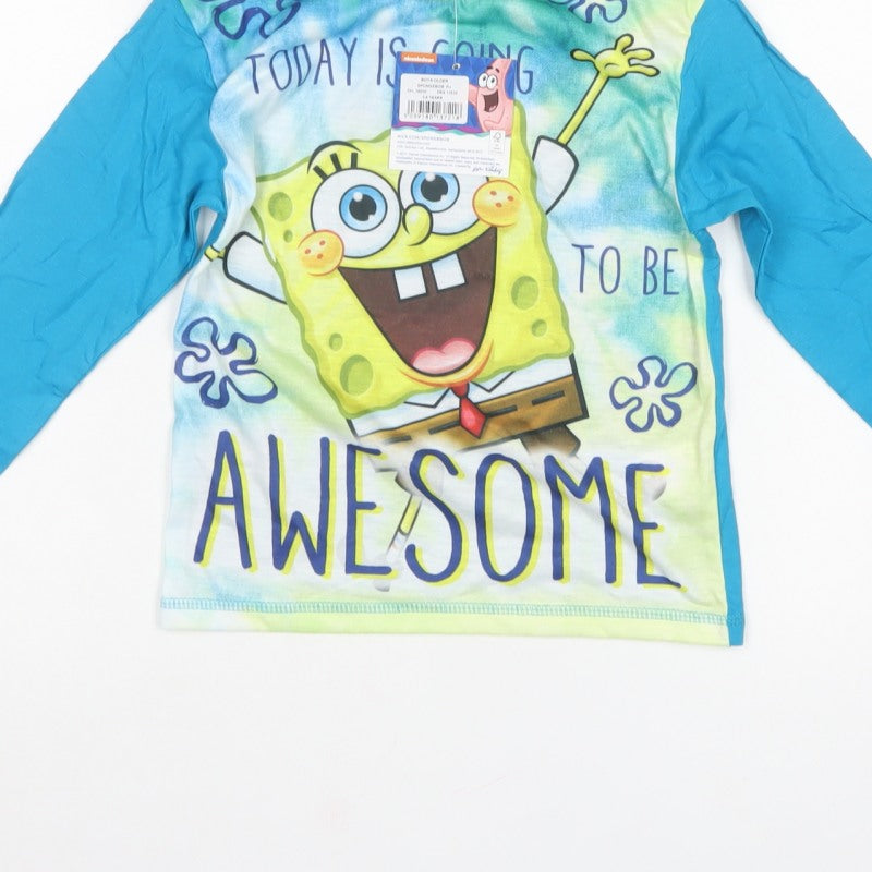SpongeBob SquarePants Boys Multicoloured 5-6 Years Long Sleeve T-Shirt