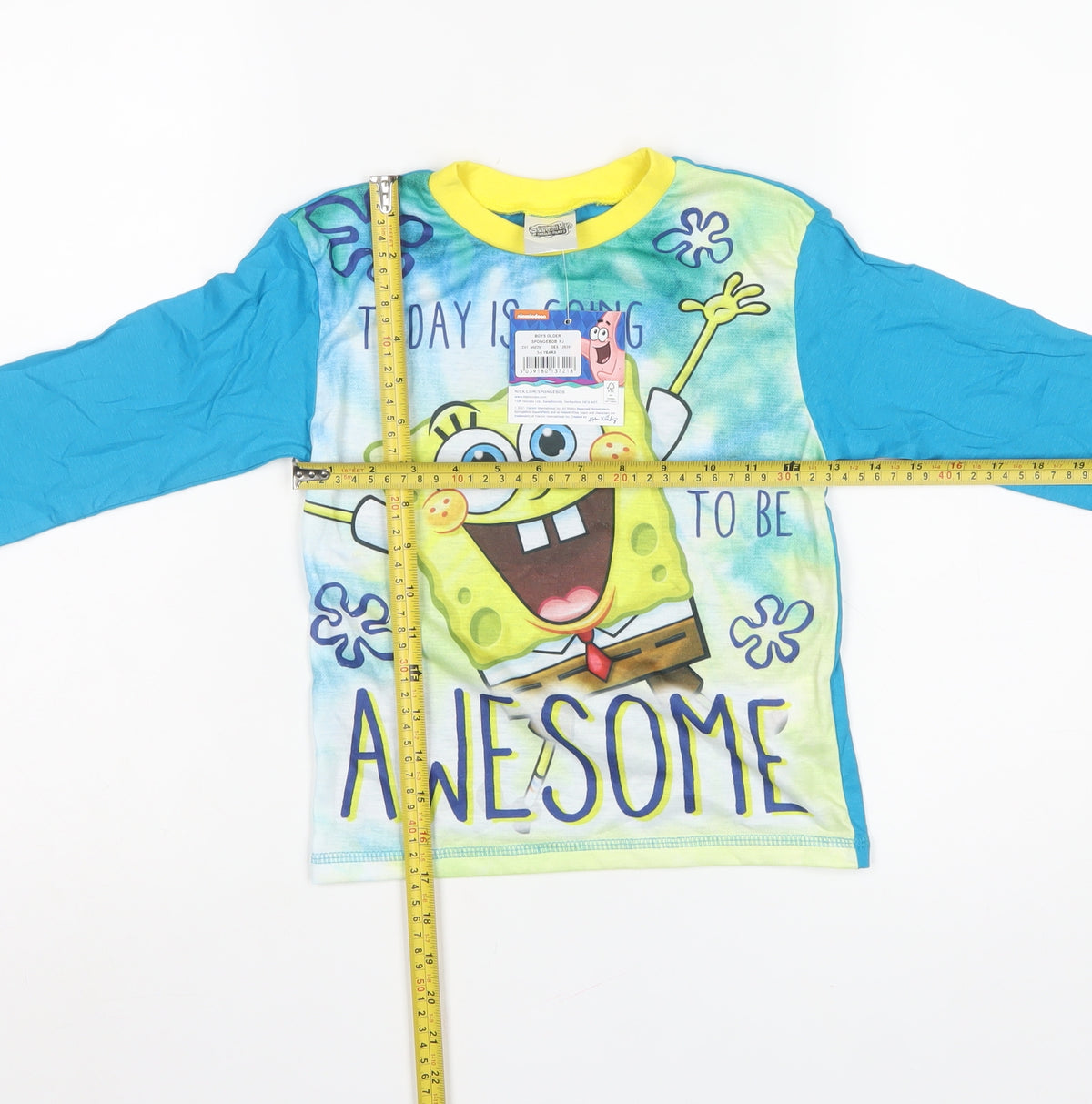 SpongeBob SquarePants Boys Multicoloured 5-6 Years Long Sleeve T-Shirt