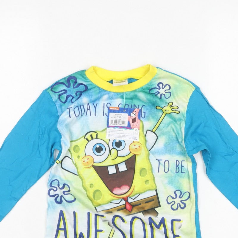 SpongeBob SquarePants Boys Multicoloured 5-6 Years Long Sleeve T-Shirt