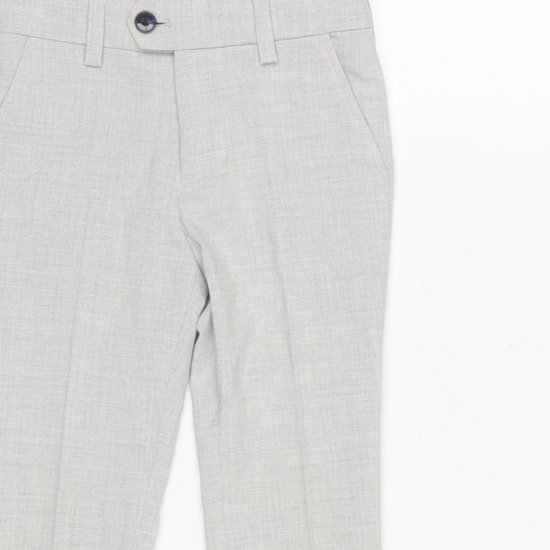Next Boys Grey Dress Trousers 4 Years Formal Lined Smart Pants