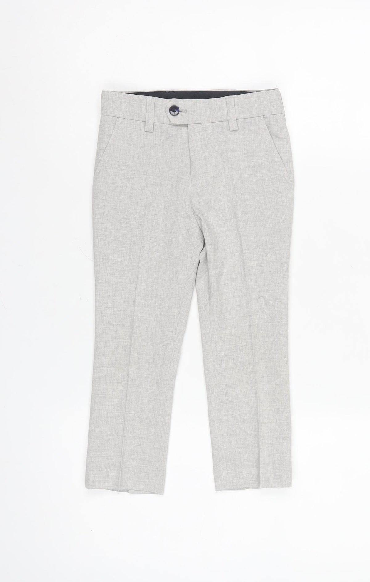 Next Boys Grey Dress Trousers 4 Years Formal Lined Smart Pants