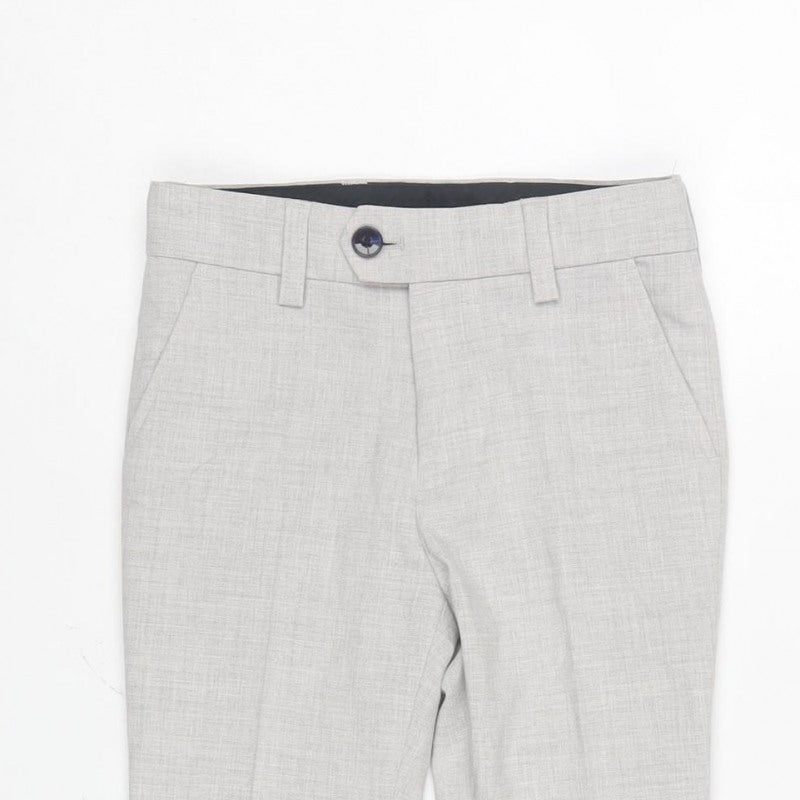 Next Boys Grey Dress Trousers 4 Years Formal Lined Smart Pants