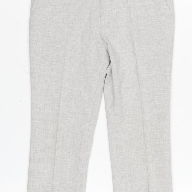 Next Boys Grey Dress Trousers 4 Years Formal Lined Smart Pants
