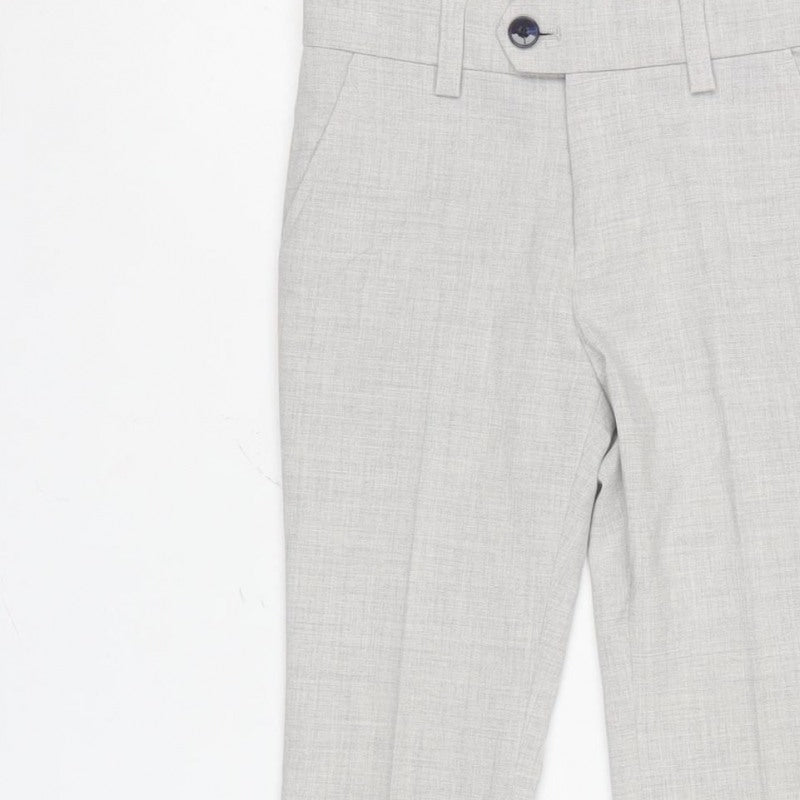 Next Boys Grey Dress Trousers 4 Years Formal Lined Smart Pants