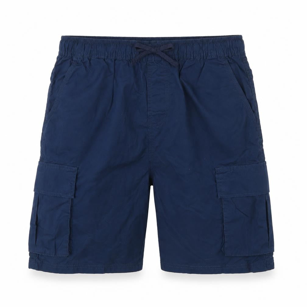 Next Men’s Navy Blue S Lightweight Drawstring Cargo Shorts Pockets