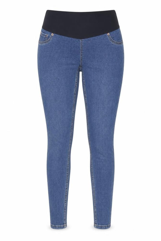 New Look Maternity Blue Emilee Lift & Shape Jeggings UK 10 Short
