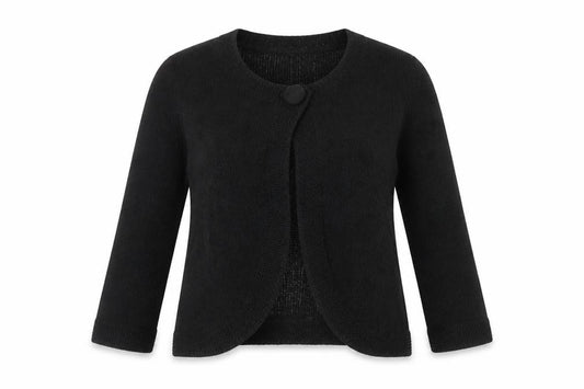 Per Una Women’s Black Size 14 Knit Button Front Cardigan