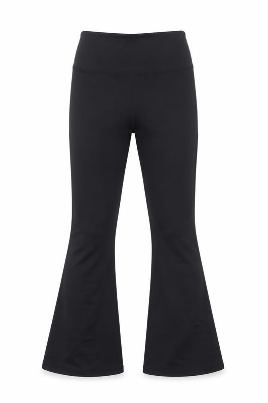 Primark Women Black L Flared Leggings Breathable Wicking Gym Yoga