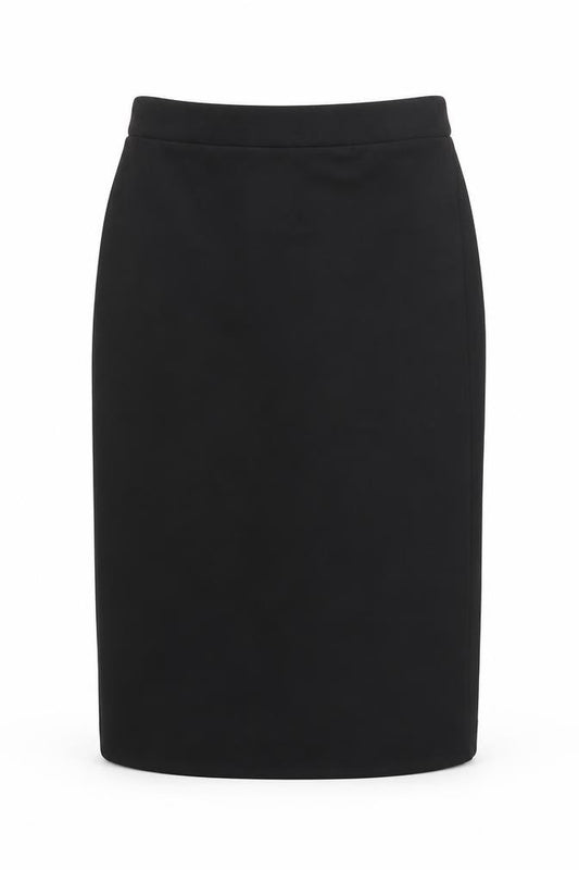 Friends Like These Women Black UK 12 High Rise Midi Pencil Skirt Stretch