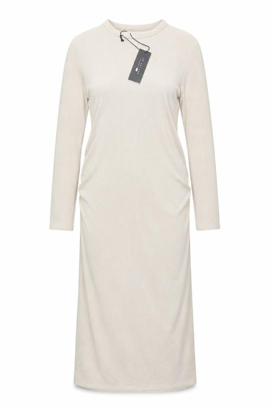 FW Bridge Women’s Beige Size 12 Rib Knit Long Bodycon Dress