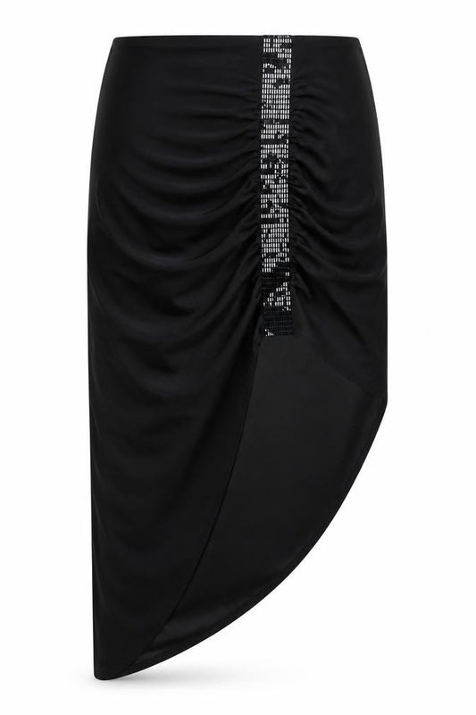 Fever East by Lipsy Women’s Black UK 12 Maxi Embellished Slit Skirt