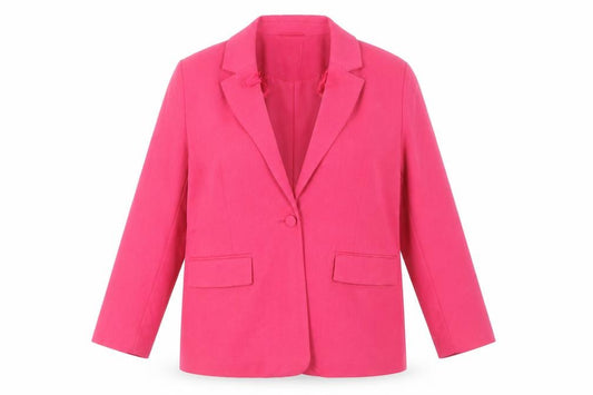 F&F Women’s Pink UK 18 Single-Breasted Tailored Blazer Jacket NWT