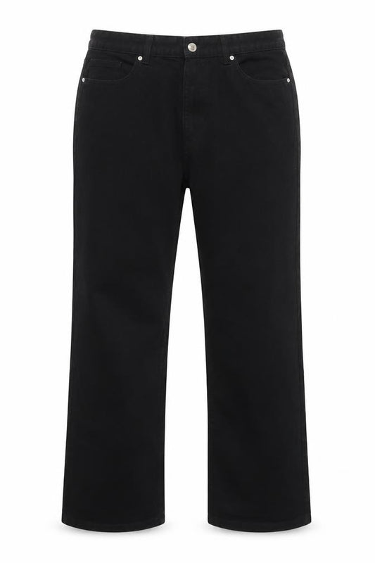 Papaya Women’s Black Size 16 Relaxed Straight High Rise Jeans