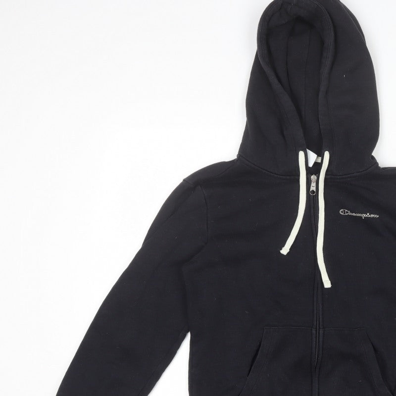 Champion Women’s Black Medium Hooded Full Zip Basic Jacket