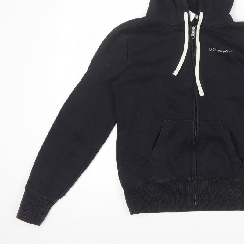 Champion Women’s Black Medium Hooded Full Zip Basic Jacket