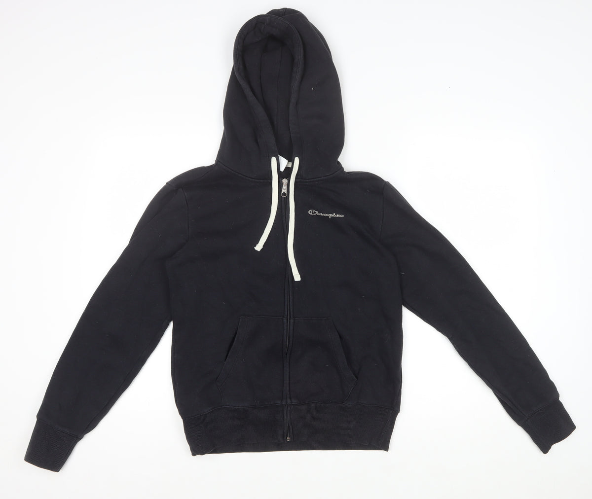 Champion Women’s Black Medium Hooded Full Zip Basic Jacket