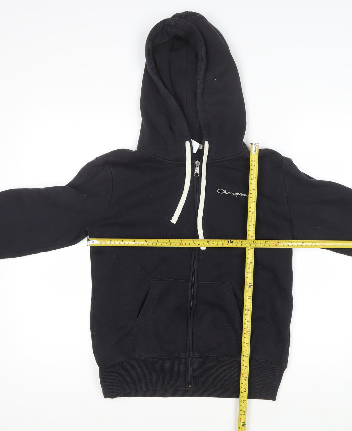 Champion Women’s Black Medium Hooded Full Zip Basic Jacket