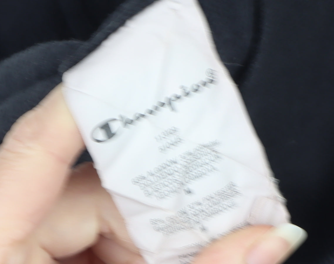 Champion Women’s Black Medium Hooded Full Zip Basic Jacket