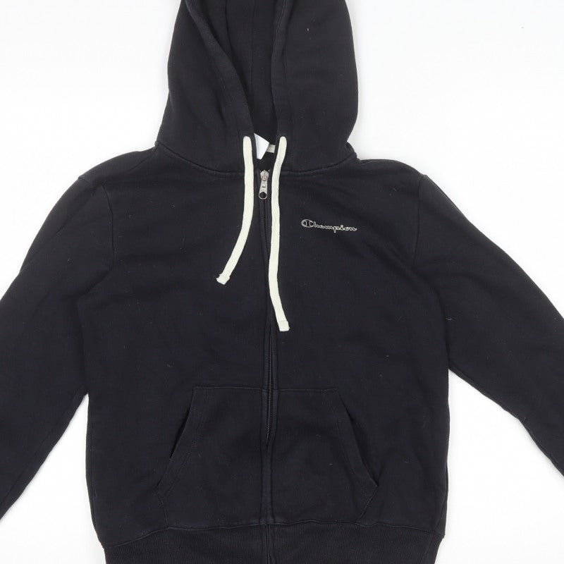 Champion Women’s Black Medium Hooded Full Zip Basic Jacket