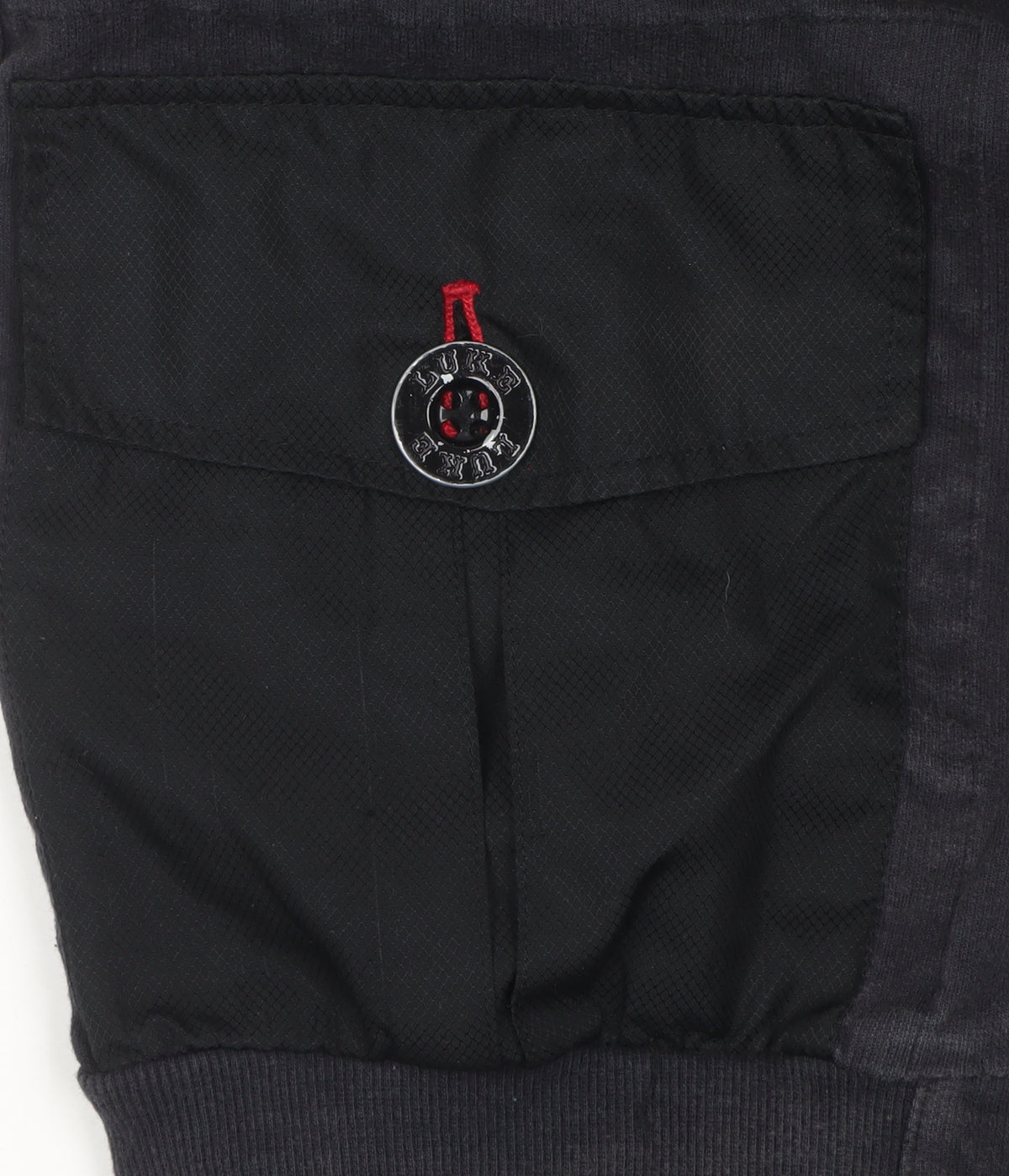 Luke Men’s Black Small Bomber Jacket Full Zip Embroidered Logo