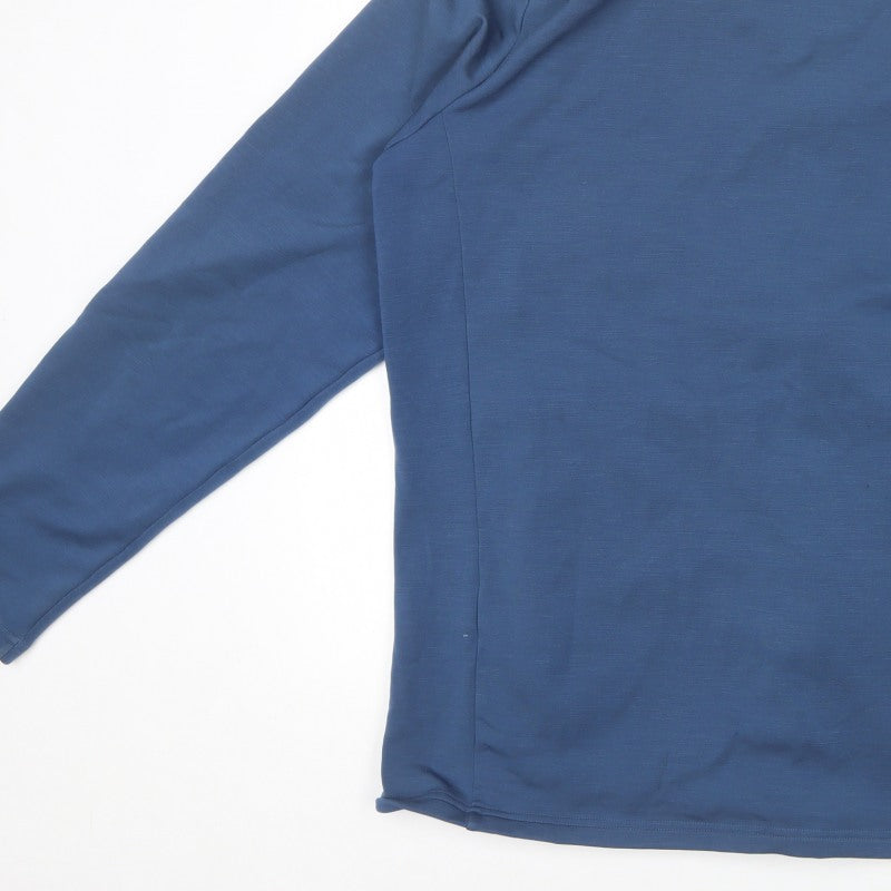 Rohan Men’s Blue XL Merino Wool Blend Softshell Full Zip Jacket