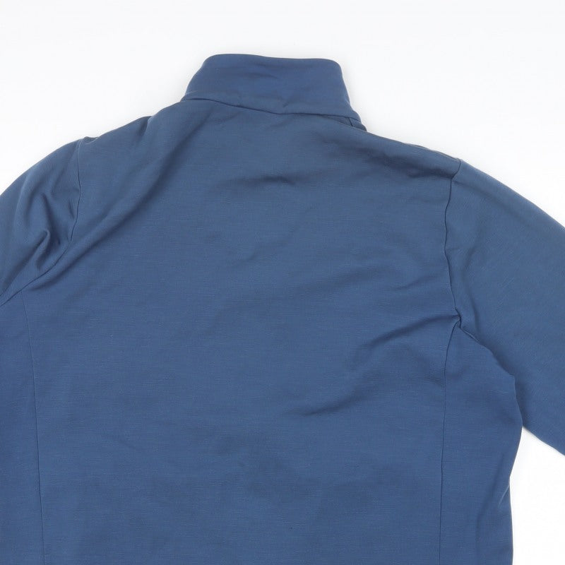 Rohan Men’s Blue XL Merino Wool Blend Softshell Full Zip Jacket
