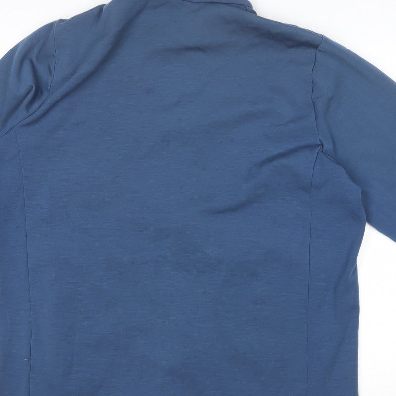 Rohan Men’s Blue XL Merino Wool Blend Softshell Full Zip Jacket