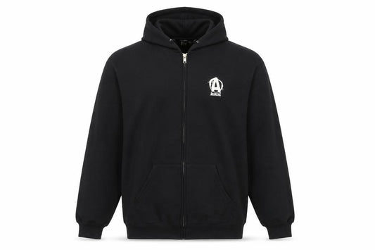 Lee Men’s Black XL Full Zip Animal Logo Heavyweight Hoodie