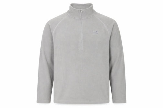 Karrimor Men’s Grey 2XL 1/4 Zip Fleece High Neck Sweatshirt