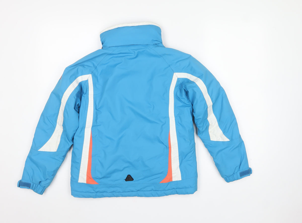 Dare2b Unisex Kids Blue 9-10 Years Colourblock Ski Jacket Padded