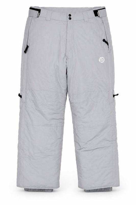 AP Men’s Grey XL Snow Pants Insulated Adjustable Waist Ski Trousers